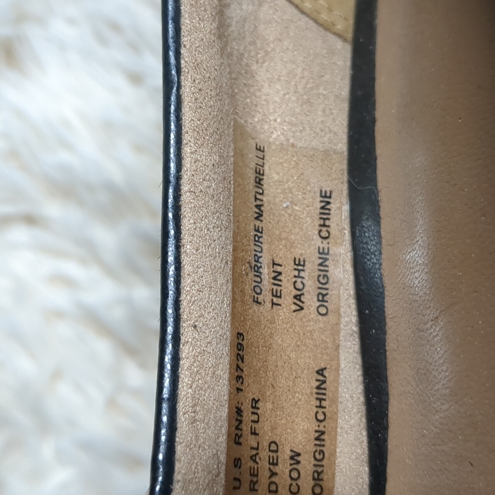 Clarks Artisan Leopard Calf Hair Animal Print Heels Pumps Leather Hair Size 7.5 - Picture 7 of 12